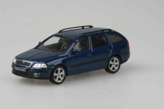 Škoda Octavia II Combi (2004) Modrá Hlubinná Metalíza